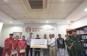 Lane Xang Minerals Limited Company (LXML) provided financial support totalling 75,000,000 LAK to three local rescue foundations in Vientiane Capital.